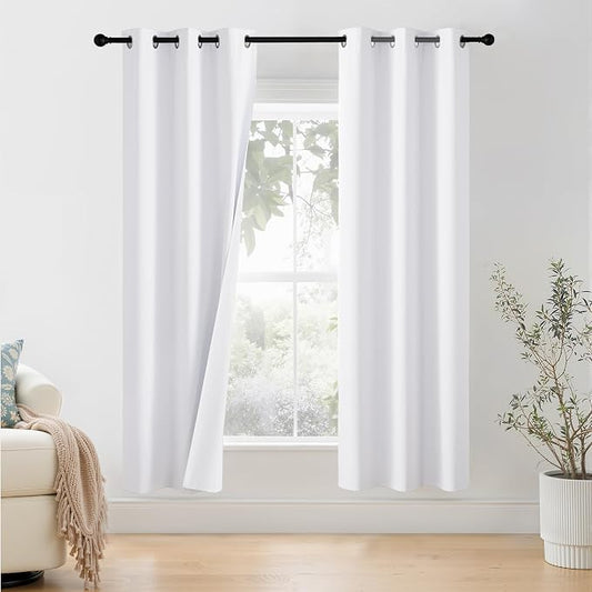 NICETOWN 100% Blackout Window Curtain Panels 78 inch Length by NICETOWN