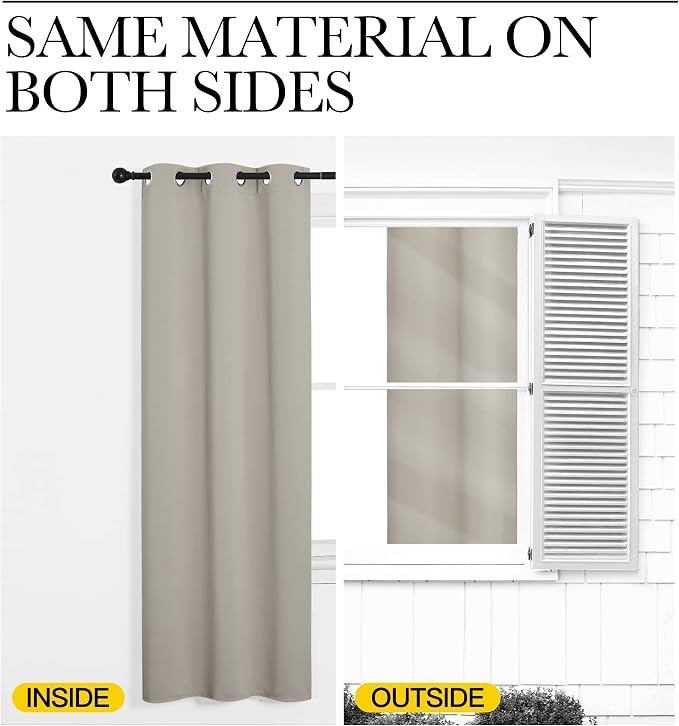 NICETOWN Privacy Screen Room Divider Panel, Closet Door Curtain, Home - Image 5