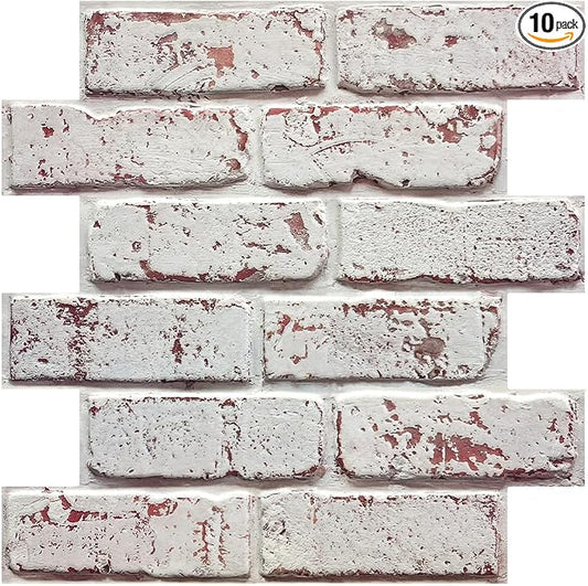 Commomy Faux Brick Peel and Stick Tiles by CommomyDecor