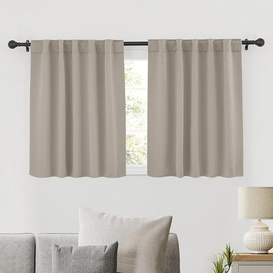 RYB HOME Blackout Curtains for Bathroom by RYBHOME