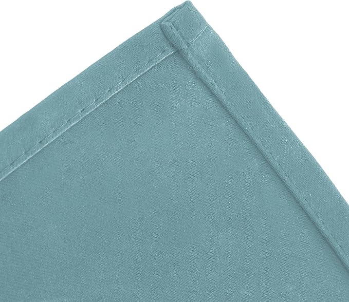 LEMOMO Stone Blue Thermal Blackout Curtains/52 x 72 Inch/Set of 2 Panels Room - Image 7