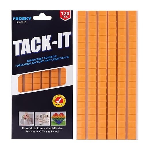 Feosky Adhesive Poster Sticky Tack Putty, Reusable and Removable Adhesive Putty by Feosky