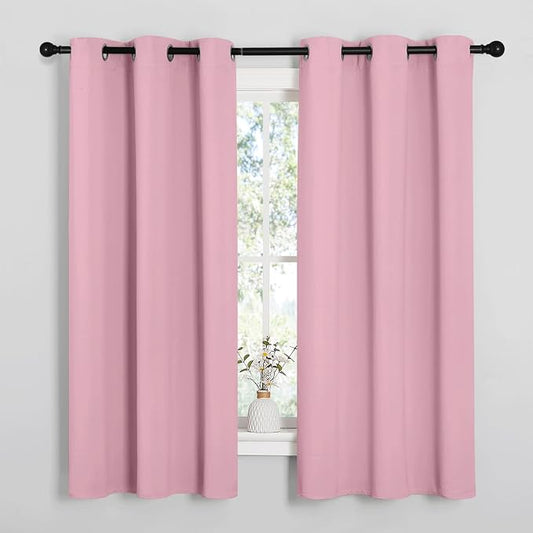 NICETOWN Room Darkening Curtains 63" Long Set of 2 by NICETOWN