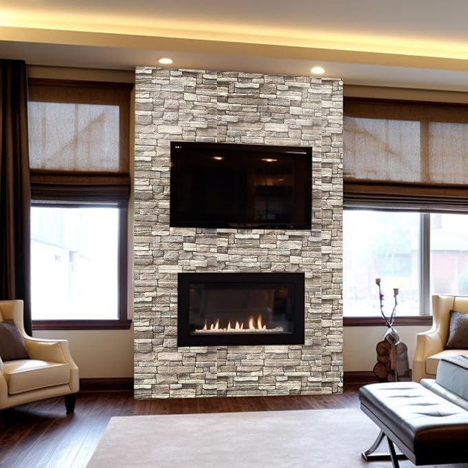 Yutianli 20PSC 3D Wall Panels Peel and Stick Faux Brick Wall Panels - Image 5
