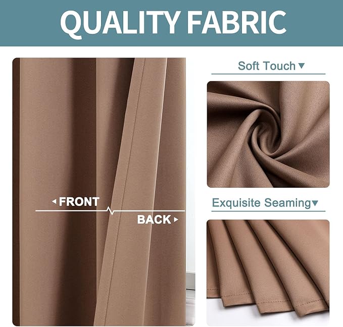ChrisDowa Blackout Door Curtains - Image 5