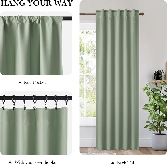 RYB HOME 100% Blackout RV Camper Curtains, Thermal Insulated Total Room - Image 3