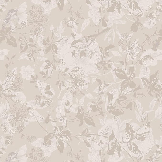 Heroad Beige Brown Wallpaper Floral Wallpaper Peel and Stick Boho Contact Paper by HeroadBrand