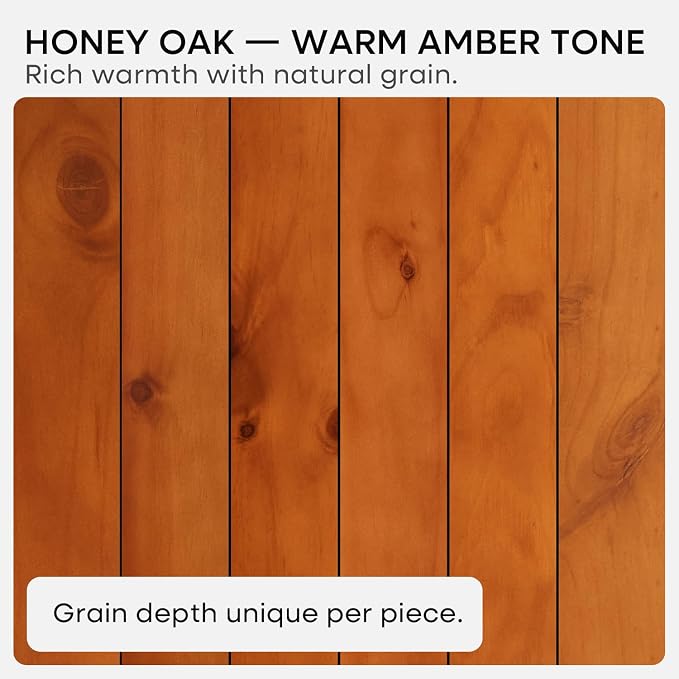 Homeforia 20 inch Floating Shelf Oak, High End Solid Real Wood 20inch Long - Image 6