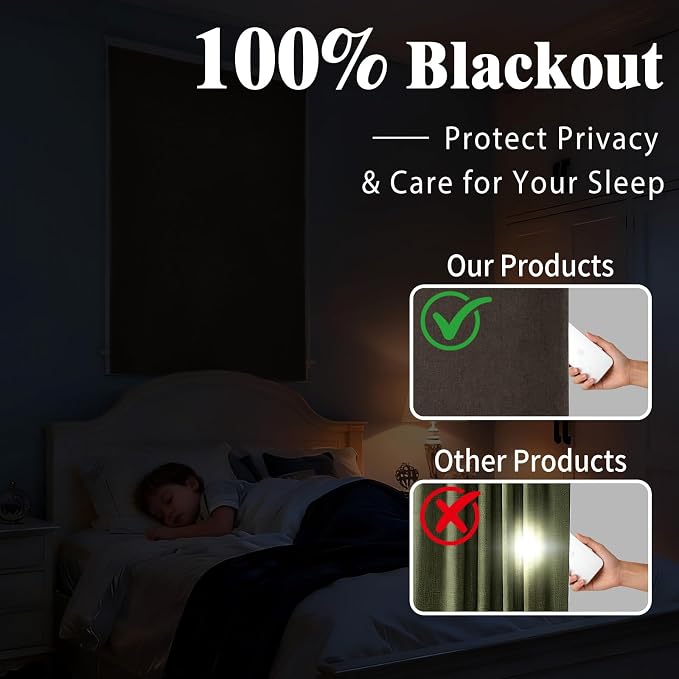 Self-Adhesive Total 100% Blackout Window Treatment - Image 2