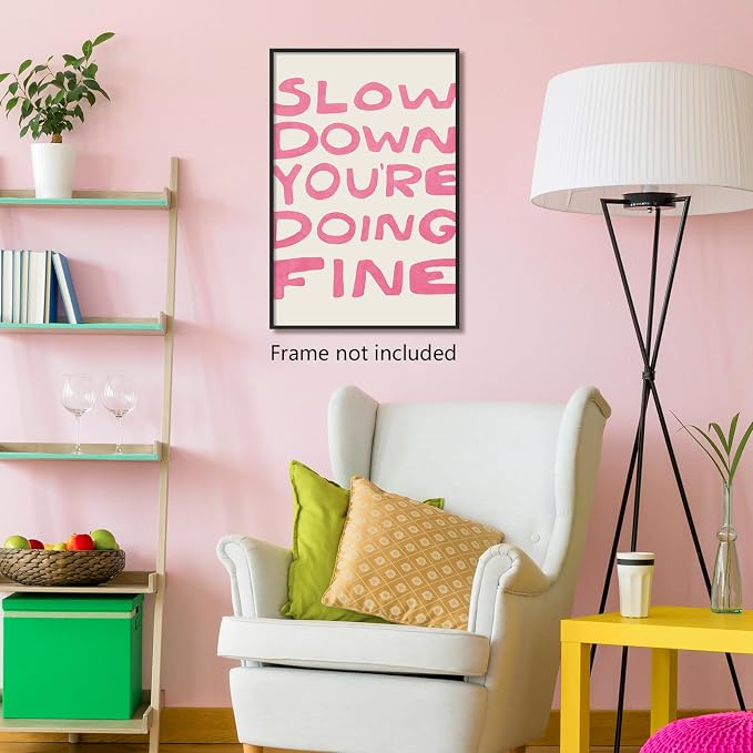 Yaasilinage Daily Reminder Positive Canvas Wall Art, Positive Affirmations Wall - Image 5