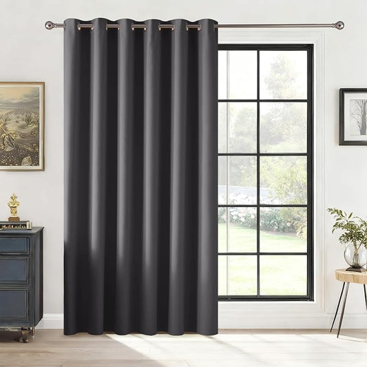 RYB HOME Blackout Thermal Insulated Curtains, Portable Curtain by RYBHOME