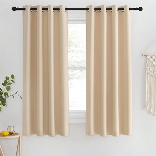 NICETOWN Blackout Living Room Curtain 63 inches Long by NICETOWN