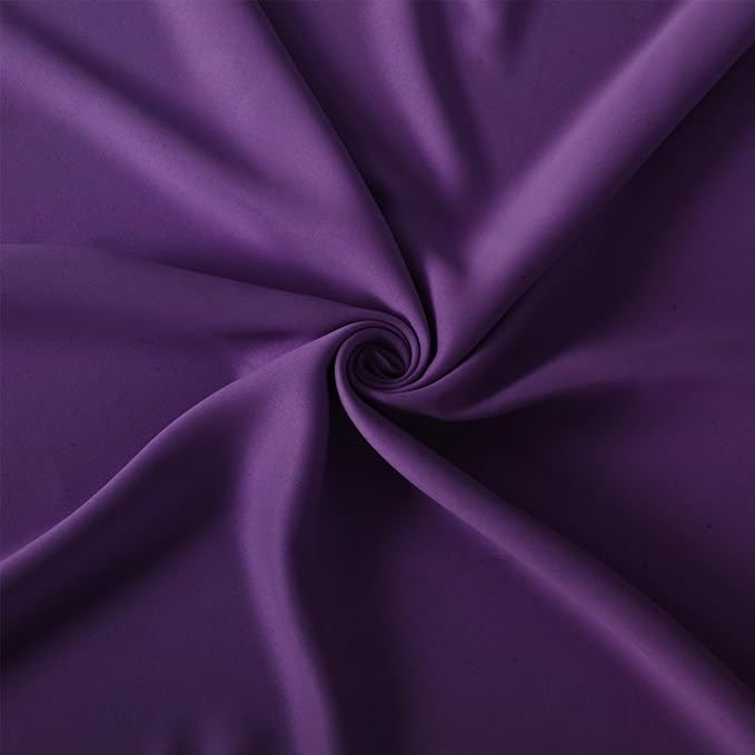 LEMOMO Purple Blackout Curtains/42 x 63 Inch/Set of Two Panels Grommet Bedroom - Image 5