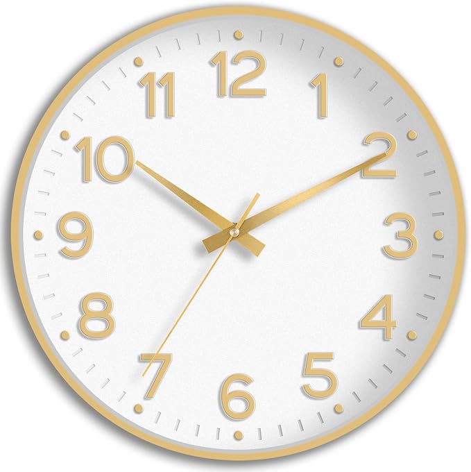 Roymnie Wall Clock, Silent Wall Clocks Battery Operated 8 Inch-Modern Non by Unknown