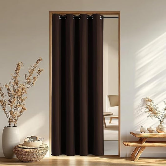 IGEMAEVE Blackout Doorway Curtains 96 Inch Length, Closet Curtain by IGEMAEVE