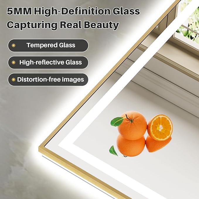 60x36 Inch LED Bathroom Mirror - Image 7