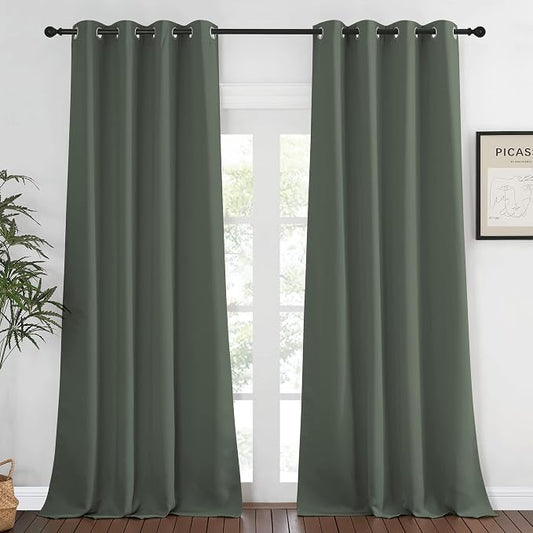 NICETOWN Blackout Living Room Curtain 95 inches Long by NICETOWN
