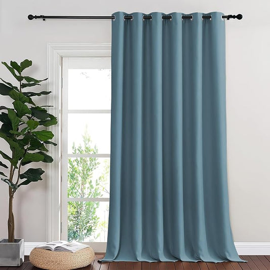 NICETOWN Smoky Blue Blackout Curtains by NICETOWN