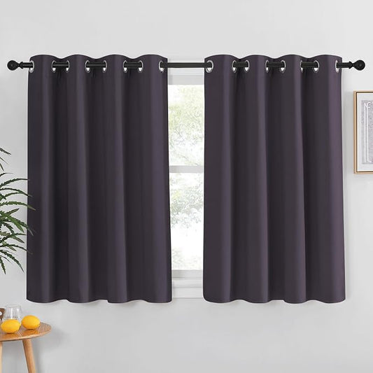 NICETOWN Kitchen Short Blackout Curtain and Drape by NICETOWN