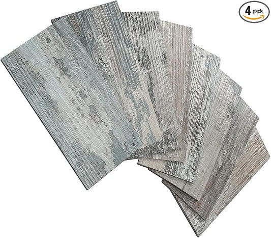 AULIGET 4 Pieces Peel and Stick Backsplash PVC Tile by AULIGET