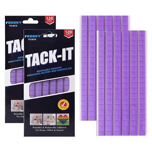 Feosky Adhesive Poster Sticky Tack Putty, Reusable and Removable Adhesive Putty by Feosky