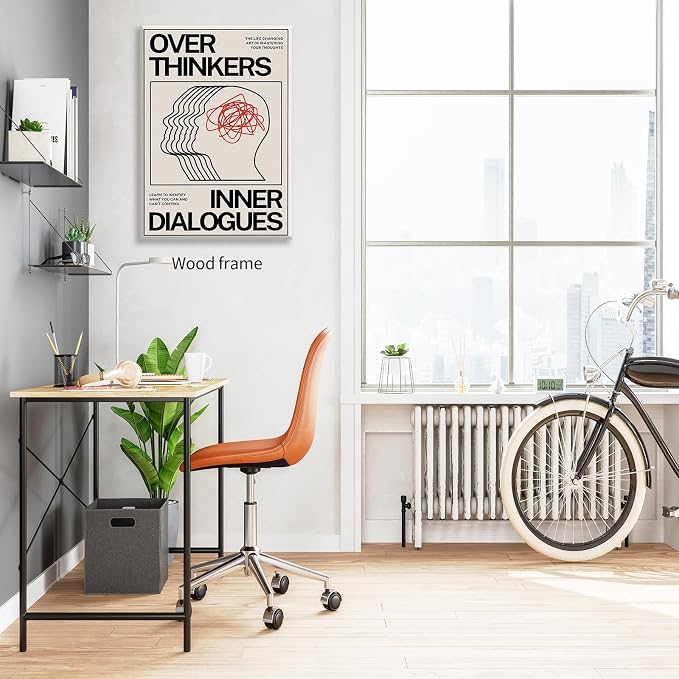 Maximalist Vintage Mental Health Posters Retro Unique Eclectic Wall Art 16x24 - Image 6