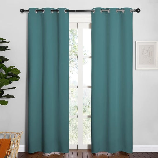 NICETOWN Window Curtain Panels, Thermal Curtains Insulated Solid Grommet by NICETOWN
