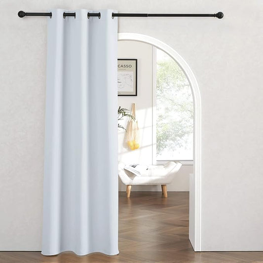 RYB Home Blackout Curtains Thermal Insulating Privacy Temporary Door Curtains by RYBHOME
