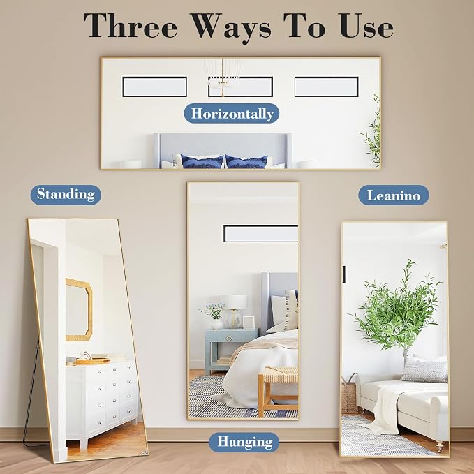 DUMOS 24"x65" Full Length Mirror - Image 6