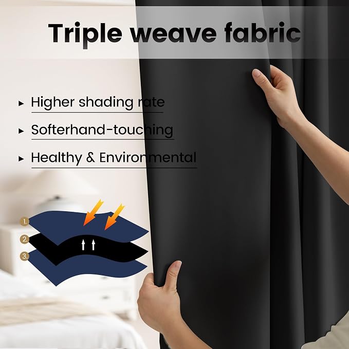 Room Divider, Extra Wide Theater Curtains Perfect - Image 4