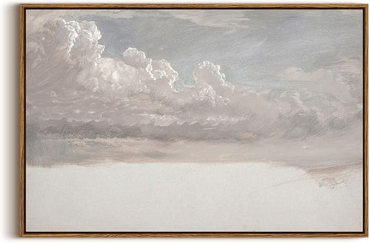 InSimSea Framed Canvas Wall Art Vintage Decor, Home Decor Classical Oil by InSimSeaArt