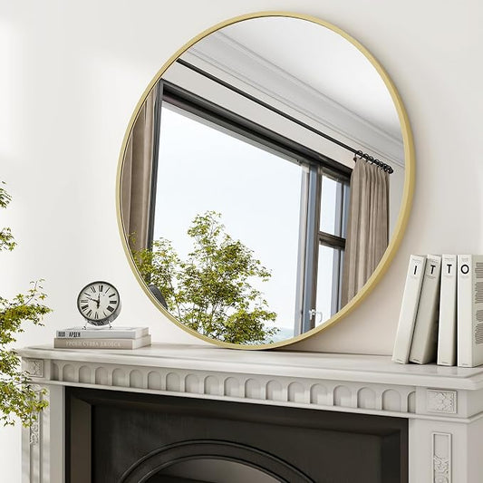 XRAMFY 36 Inch Round Mirror by XRAMFY