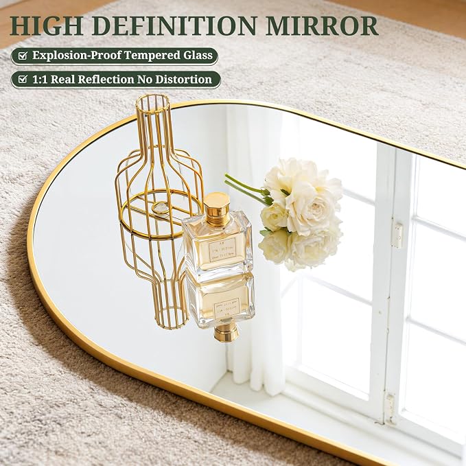 Mirror Full Length 56"x21" Full Body Floor Mirror - Image 5
