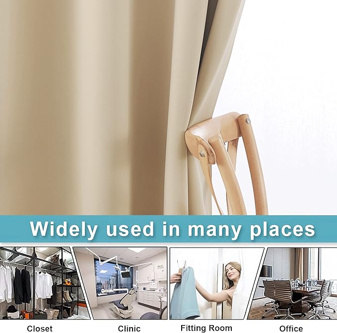 RYB HOME Room Divider Curtains - Image 4