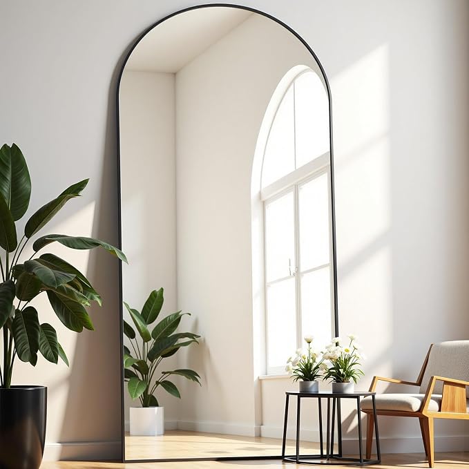 Dewfig Full Length Mirror, Large Floor Mirrors by YourSpacePerfectlyReflected
