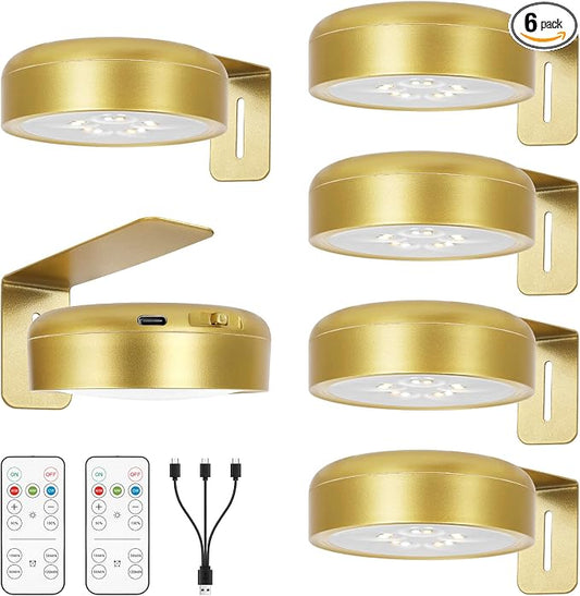 6Pack-Recharge Battery Wall Picture Light by Arixinks
