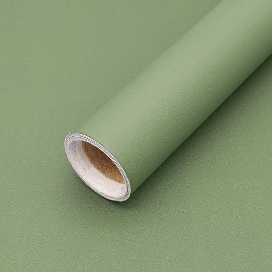 Yancorp 16"x120" Matte Grass Green Peel and Stick Wallpaper by YancorpHomeDecor