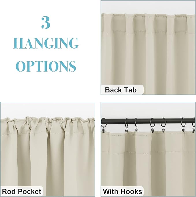 RYB HOME Small Window Curtains - Image 6