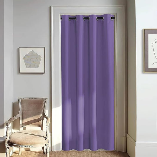 NICETOWN Door Curtain for Closet Doors 80 Inches Long 1 Panel, Room Divider by NICETOWN