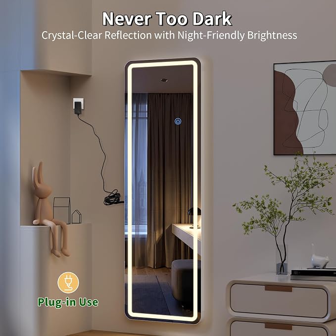 Koonmi Full Length Mirror Door Hanging - Image 5