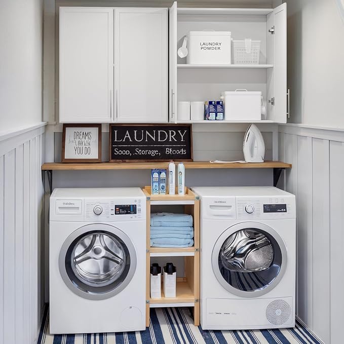 FIMELLO 60" Laundry Room Wall Cabinets - Image 6