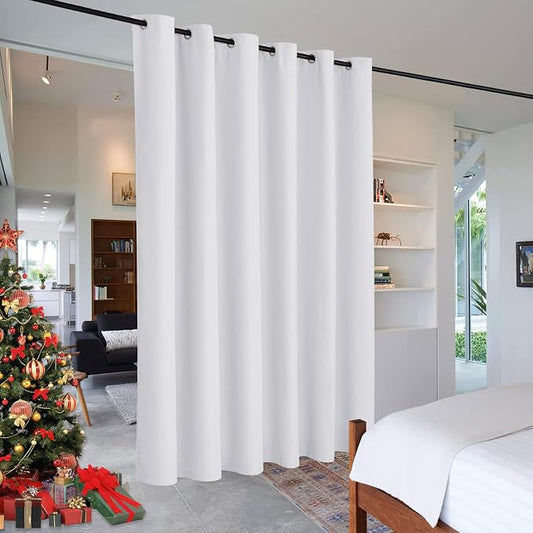 RYB HOME Room Divider Curtains for Bedroom, Thermal Insulated Privacy Ceiling by RYBHOME