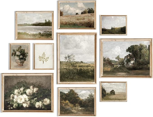 uniro Vintage Wall Art Decor Prints Farmhouse Wall Decor Vintage French Country by uniro