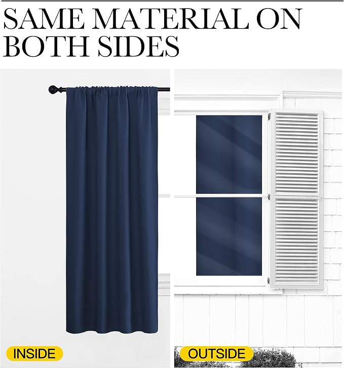 NICETOWN Room Darkening Curtains - Image 5