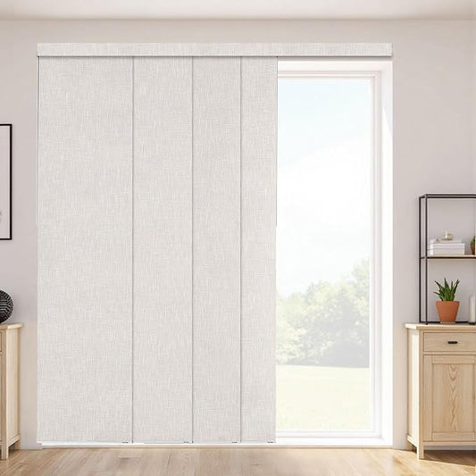 VEVOR Panel Track Blinds, Extendable Track from 45.8 in to 86 in W, Trimmable by VEVOR