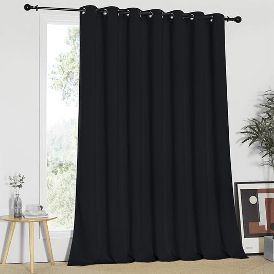 NICETOWN Black Curtain for Patio Door by NICETOWN