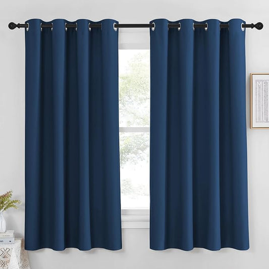 NICETOWN Blackout Curtain Panel 63 inch Long by NICETOWN