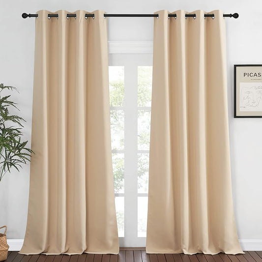 NICETOWN Room Darkening Window Curtain Extra Long 120" by NICETOWN