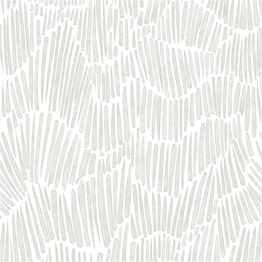 Theper Green Wallpaper 17.3"×197" Modern Striped Peel and Stick Wallpaper Boho by Theper