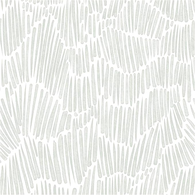 Theper Green Wallpaper 17.3"×590" Modern Striped Wallpaper Peel and Stick Boho by Theper